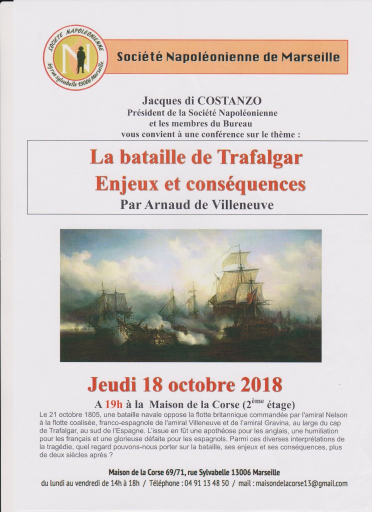 affiche conférence trafalgar arnaud de villeneuve 001