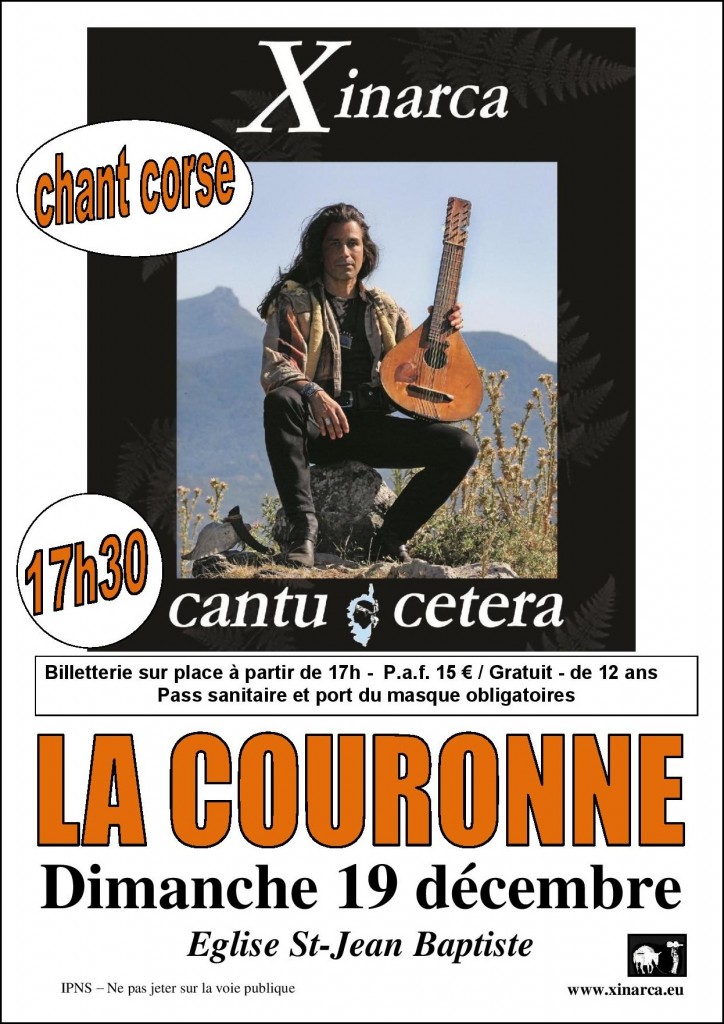 Affiche concert Xinarca  La Couronne 19.12.2021-page-001